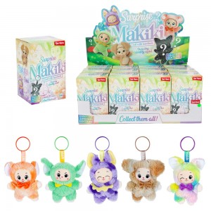 Papusa din plus, cu breloc, Makiki Doll, 15 cm - Toi-Toys