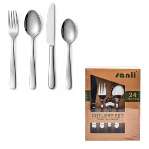 Tacamuri din metal, 24 buc/set