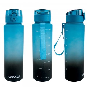 Sticla apa 700 ml, plastic, green GRADIENT, 25.10x6.9 cm - S-COOL