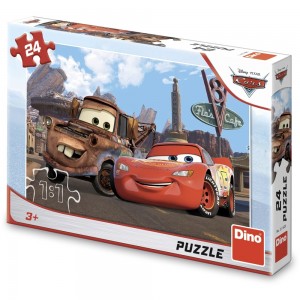 Puzzle 24 piese, Cars in the city - Dino Toys