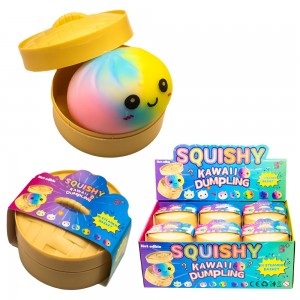 Jucarie antistres, Squishy dumpling - Rainbow