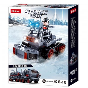 Set de constructie Space War, 90 piese, Vehicul de interventii - Sluban
